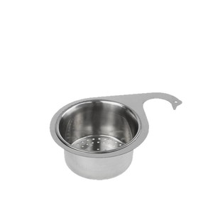 Swan Drain <b>Basket</b> Stainless Steel Round Hanging Rack For Kitchen Sink Size M Modern Style Versatile Use - Product Image 1
