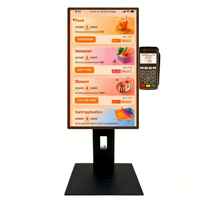 Terminal de point de vente tactile avec écran d'affichage de cartes, tablette de caisse, tablette de menu pour restaurant, tablette kiosque