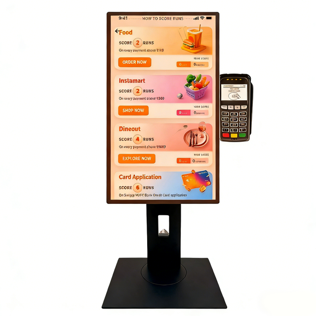 Pos Machine Touch Screen Trading Card Display Register Tablet Pos Menu Restaurant Tablet Tablet Kiosk