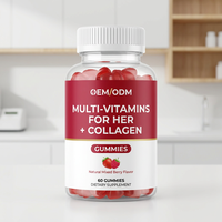 Gummies multivitaminées OEM/ODM Vitamine C, B12, D3 pour femmes : Soutien quotidien pour la santé des cheveux et de la peau, et renforcement immunitaire