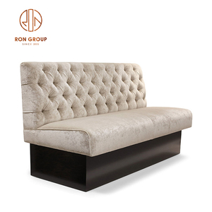 Nouvelle conception, mobilier de nuit-club, d'hôtel et de restaurant économique, canapé en cuir PU en forme de <span class=keywords><strong>U</strong></span> avec mousse haute densité, sièges de banquette à coins arrondis - Product Image 3