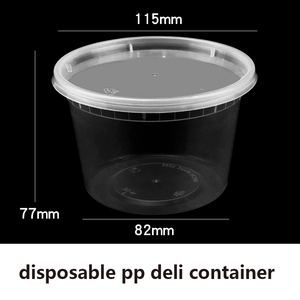 16 oz lấy đi dùng một lần Deli PP nhựa thực phẩm <span class=keywords><strong>container</strong></span> cho nhà hàng uesed gói lò vi ba bao bì nhựa - Product Image 5