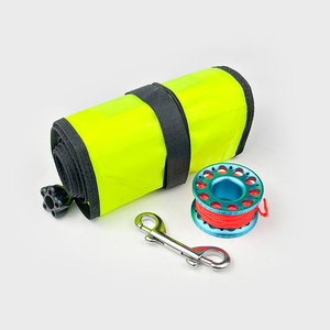 DiveDIY <span class=keywords><strong>Bouée</strong></span> de signalisation gonflable (SMB) de 1,8 m (6 pieds) et kit de bobine de 15 m en aluminium pour la plongée en apnée et la plongée sous-marine - Product Image 5