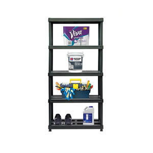 SOMPLY 5 TIER PLASTIC Heavy-Duty Shelf Unit Durable Multilayer Rack GARAGE WAREHOUSE SHED SHELVING UNIT <b>STORAGE</b> <b>RACKING</b> SHELVES - Product Image 1