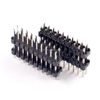 Jingmaoyuan – Connecteur à double rangée de broches à espacement de 2,54 mm, 2x2/3/4/5/6/7/8/10/20/40 broches, insertion droite, broches en cuivre pour module humidificateur