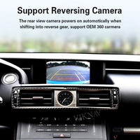 Caja de interfaz Viknav Linux para Lexus RC 2015-2020, decodificador inalámbrico CarPlay Android, navegación GPS automática, pantalla de radio original del coche