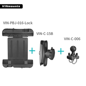 10 Inch Locking <b>Tablet</b> <b>Holder</b> for Zebra ET45 and Lenovo <b>Tablets</b> with Aluminum Ball Head - Product Image 2