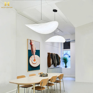 北欧丝灯复古艺术日本Wabi-sabi风格客厅餐厅卧室茶室禅叶吊灯 - Product Image 4