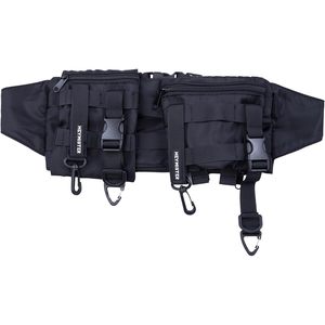 FOXA Sac de taille pour homme noir taille unique extérieur imperméable en nylon streetwear techwear - Product Image 1