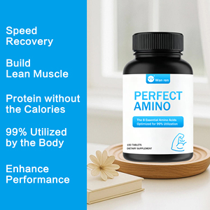 Suplementos Deportivos de Alta Calidad, 5000 mg, <span class=keywords><strong>8</strong></span> Aminoácidos <span class=keywords><strong>Esenciales</strong></span> en Tabletas, con Todos los Aminoácidos de Cadena Ramificada y BCAA - Product Image 4