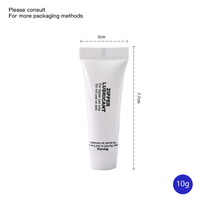 10 grammes de lubrifiant résistant à l'eau de graisse de silicone industrielle dans le tube pour sceller les fermetures à glissière étanches