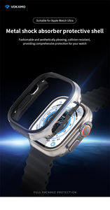 เคสนาฬิกาอะลูมิเนียมสำหรับการบิน ป้องกันเต็มรูปแบบ ฝาครอบกรอบกันกระแทกสำหรับสมาร์ทวอทช์อัลตร้า 49 มม. กันกระแทก ชาร์จได้โดยตรง ขายปลีก - Product Image 4