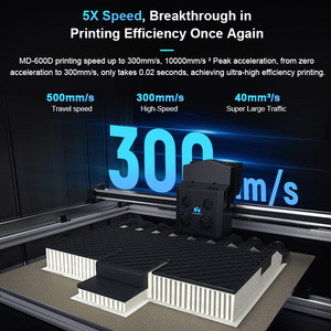 Imprimante 3D industrielle Mingda MD-600D grande taille en fibre de carbone, offre spéciale, la plus grande imprimante 3D industrielle haute vitesse pour matériaux souples - Product Image 3