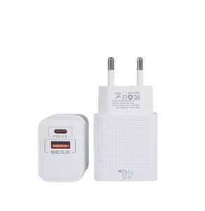 อะแดปเตอร์ชาร์จไฟ PD16 40W USB C ชาร์จเร็ว 2 พอร์ต หัวปลั๊ก EU US สำหรับเดินทาง รองรับ QC4.0 + PD 3.0 ชาร์จเร็ว ปลั๊ก EU US 2A สำหรับนาฬิกา - Product Image 2