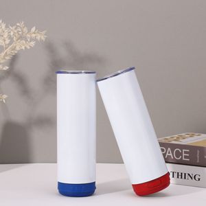 Gobelet isotherme en acier inoxydable de 20 oz avec Bluetooth pour la musique, sublimation, paille intégrée, écologique, pour la maison, les adultes et la salle de sport - Product Image 3