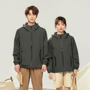 Design Customized Winter Outdoor <b>Jacket</b> for Men Women Breathable Zipper Waterproof Coat with Print Pattern Plus Size Blouson - Product Image 5