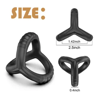 Harga Pabrik Mainan Seks untuk Pria Cincin Penis Cincin Penis Elastis Ereksi Lebih Keras Lebih Kuat Cincin Penis - Product Image 2