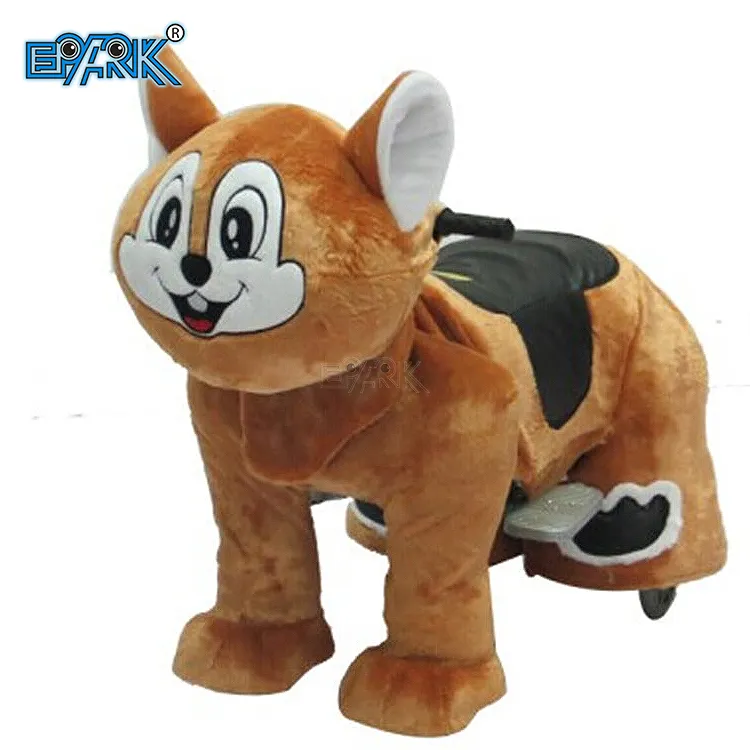 Hot Popular Adult Ride On Toys Stuffed Animals On Wheels Riding Battery Driving Car Arcade Game Machine