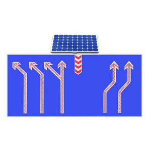 Commercio all'ingrosso <span class=keywords><strong>traffico</strong></span> lampeggiante LED autostrada direzionale cartello stradale di avvertimento solare luce freccia bordo - Product Image 3