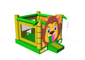 Castillo Inflable Económico para Uso Doméstico, Centro <span class=keywords><strong>de</strong></span> Juegos Inflable <span class=keywords><strong>con</strong></span> Temática <span class=keywords><strong>de</strong></span> León, Brincolín Inflable - Product Image 6