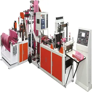 non woven vest bag making machine with auto puncher