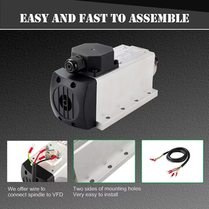 Nuevo y Popular en 2026: Motor de Husillo Refrigerado por Aire de 1.5KW ER11 24000rpm, Duradero, Fácil de Operar, de Grado Industrial - Product Image 6