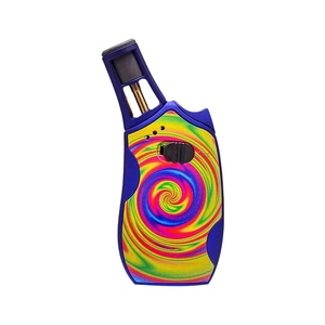 Encendedor de antorcha de butano de nuevo estilo, ajuste de llama de chorro de encendido para quemar cigarros y tabaco, encendedor de Gas único - Product Image 1