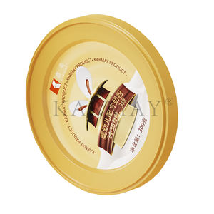 Couvercle de 3 pouces, 300g, pour tube de chips, viande de porc en flocons, rousong, couvercle en plastique sans BPA, étiquette IML sur le dessus, fabricant, ouverture facile, rond. - Product Image 4