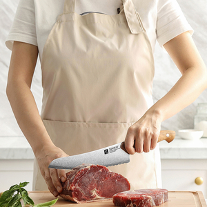 <span class=keywords><strong>Couteau</strong></span> de cuisine XINZUO ultra-affûté en acier composite pour viande et aliments surgelés, avec manche en bois d'olivier pleine soie - Product Image 5