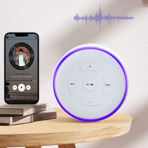 Mini horloge de bureau LED multifonctionnelle rechargeable avec veilleuse 7 couleurs, haut-parleur, 3 alarmes musicales, fonction snooze, affichage température et date, pour maison et voiture - Product Image 2