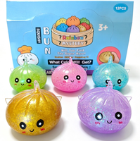 En gros Jouet Squishy en forme de boulette à paillettes, Jouet Fidget souple à presser, Surprise mystère, Prix de fête, Cadeau pour enfants