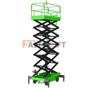 Dongkrak Hidrolik Elektro Fasterlift CE ISO 500kg Baja Paduan Mini Scaffolding Platform Kerja Udara untuk Penggunaan Dalam Ruangan - Product Image 6