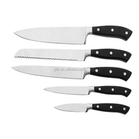 <strong>Best</strong> <strong>Selling</strong> Eco-Friendly Stainless Steel Chef <strong>Knife</strong> <strong>Set</strong> with Wooden Stand 3CR13 Steel Sharp Blades