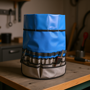 ถังเก็บของเครื่องมือหนักทำในประเทศไทยมีกระเป๋ามากกว่า30ใบใส่ได้พอดีกับถังขนาด5แกลลอนมาตรฐาน - Product Image 1