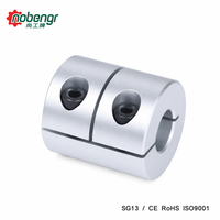 Micro-coupleur rigide compact en aluminium avec vis de serrage, jeu nul, léger, pour entraînement direct d'imprimante 3D, moteur pas à pas CNC, servo ou moteur de laboratoire