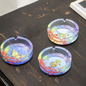 Ceniceros de resina coloridos con patrones de animales: eleve su espacio con arte y elegancia - Product Image 2