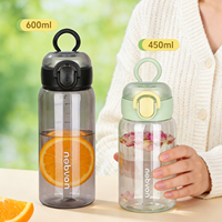 Bouteille d'eau sportive, gourde portable pour étudiants de tous les genres, au design esthétique, nouvelle gourde sportive à boire directement