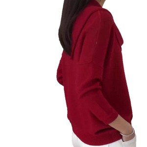 Pull à manches longues de couleur unie pour femme, coupe ample, style coréen, automne-hiver, S M L XL 2XL 3XL - Product Image 5