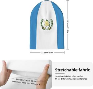 Bonnet en tricot personnalisé avec drapeau du Guatemala, en acrylique doux et extensible, idéal pour le ski, le camping, les voyages et le soutien sportif – Prix abordable - Product Image 2