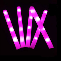 Bâtons lumineux LED personnalisés pour concerts, fournitures de fête, bâtons lumineux néon, articles de fête lumineux, bâtons lumineux en mousse LED
