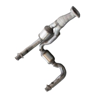 WEISUN Catalyseur arrière à trois voies à installation directe (acier 409) pour Jeep Commander 5.7L 2006-2010 Euro IV