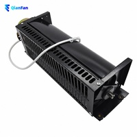 Ventilateur de ventilation pour cabine d'ascenseur 28W 220V, corps en métal noir, distance entre les trous 578x70mm, sortie 530x40mm, ventilateur d'évacuation pour cabine d'ascenseur