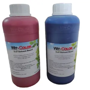 Inchiostro a base solvente eco xp600/dx5/dx6/dx7/dx11/i3200 da 1 litro per stampanti a getto d'inchiostro marchio Allwin witcolor skycolor kinjet