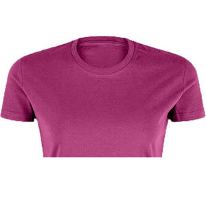 Custom Eco-Friendly Breathable <b>Women's</b> High Street Style Crew Neck Short Sleeve T-Shirt Solid Made <b>Fleece</b> Organic Cotton <b>Grey</b> - Product Image 4