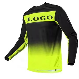 Jerseys Men's Long Sleeve T-<b>Shirts</b> Custom LOGO Breathable Quick Dry UPF 50 UV Protection Motorcycle & Auto Racing - Product Image 2