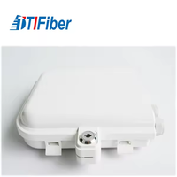 Caja de distribución FTTH impermeable SC 1 /8 puertos Caja de distribución de fibra óptica para exteriores