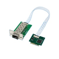 Carte réseau serveur interne WINTEK M.2 A+E I210 avec un seul port SFP Gigabit Fibre Optique