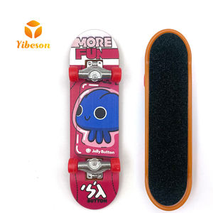 Mainan papan Skate Fingerboard kecil pola kustomisasi profesional tekhnologi papan seluncur jari