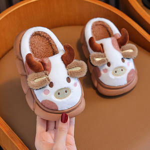 Breathable Warm Canvas Cotton Velvet Lazy Shoes PVC Outsole Artificial Plush Lining Durable Flat-bottom Women All Evergreen - Product Image 6