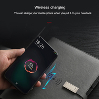 Ordinateur portable avec charge sans fil, clé USB 16 Go, couleurs et logos personnalisables, 8000 mAh